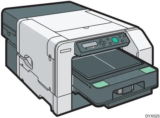 RICOH Ri100 Digital Direct Spray Dtg Printing Machine A1