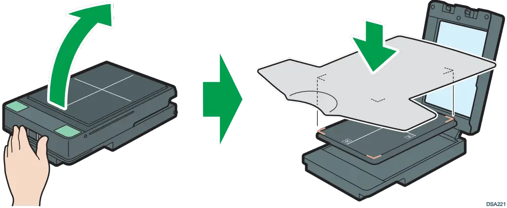 RICOH Ri100 Digital Direct Spray Dtg Printing Machine A3