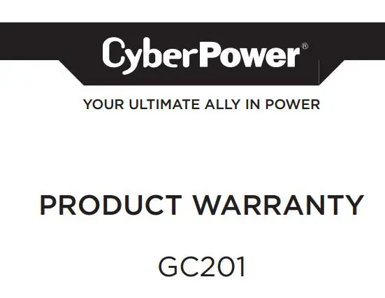 CyberPower GC201 Extension Cords User Manual