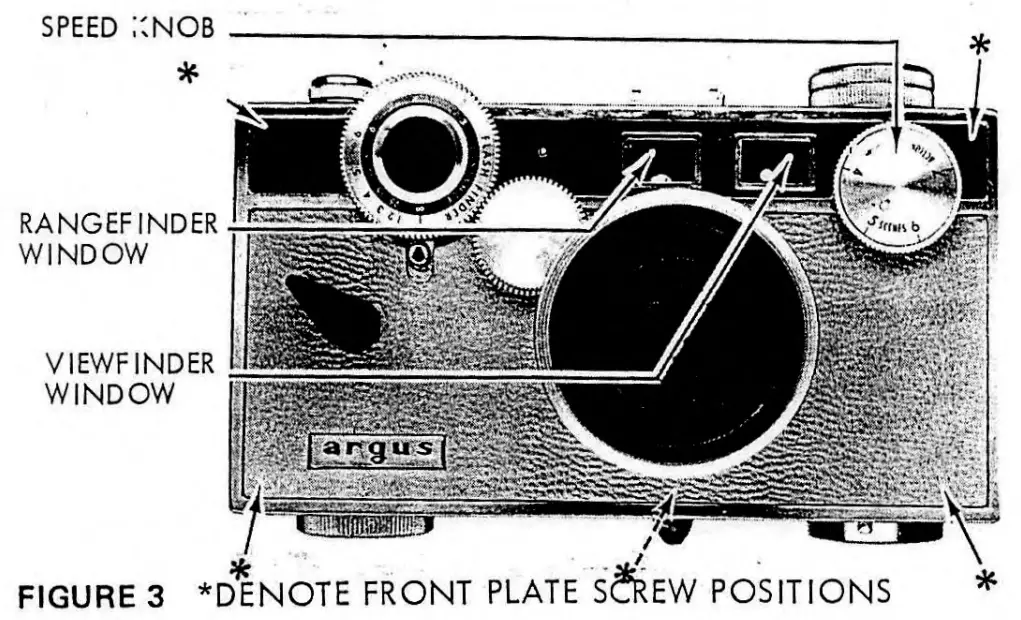 argus C3 Rangefinder Film Camera - Fig 3