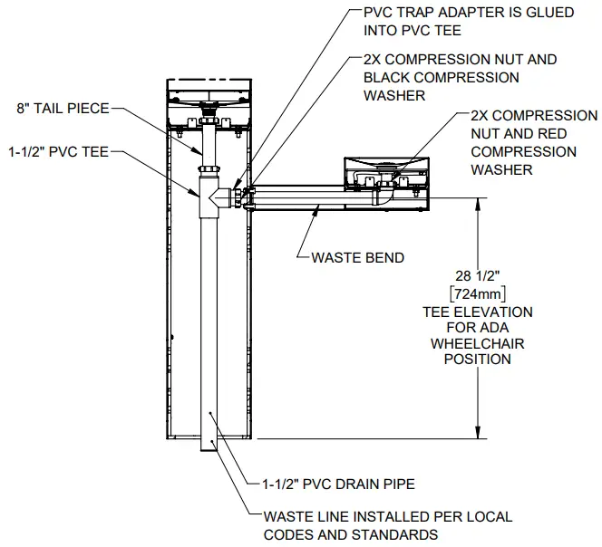 Haws 3611FR Outdoor Bottle Filler Drinking Fountain - ADAPTER IS GLUED