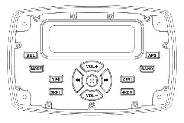 axis Watertight All-Terrain AT1901BT - Controls