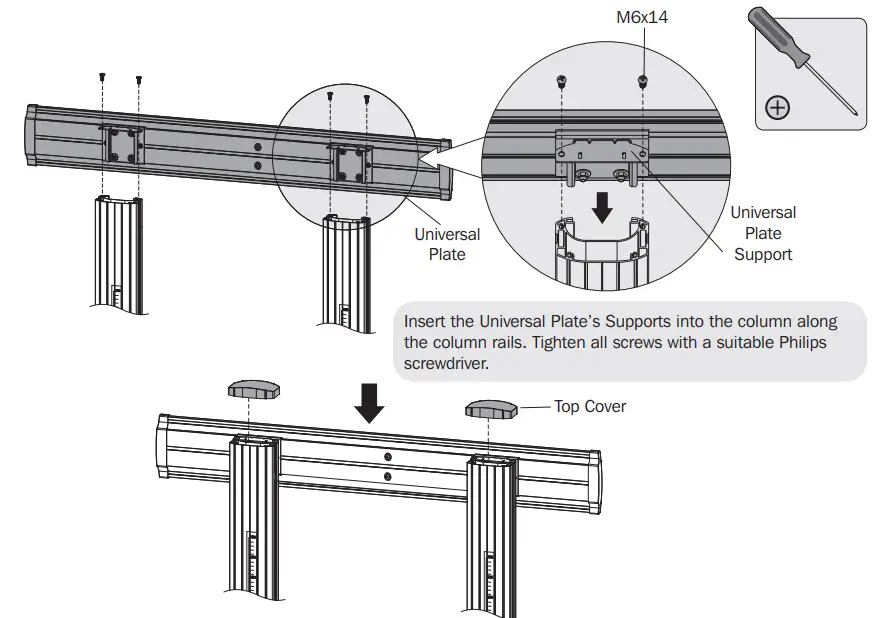 TRIPP LITE DMCS60100XX Heavy Duty Mobile Flat Panel Floor Stand - Adjust Column Height 2