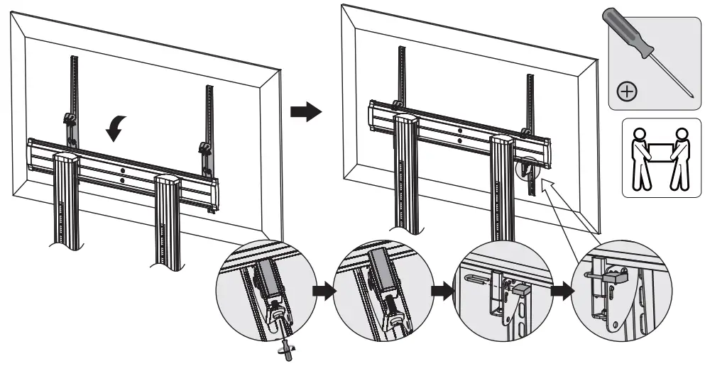 TRIPP LITE DMCS60100XX Heavy Duty Mobile Flat Panel Floor Stand - Universal Plate