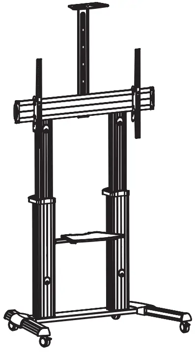 TRIPP LITE DMCS60100XX Heavy Duty Mobile Flat Panel Floor Stand