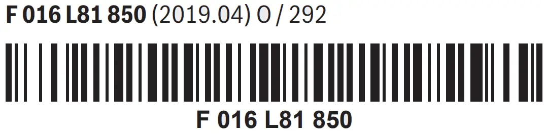 BOSCH EasyHedgeCut 18 45 Cordless With Battery Electric Hedge Trimmer - bar code