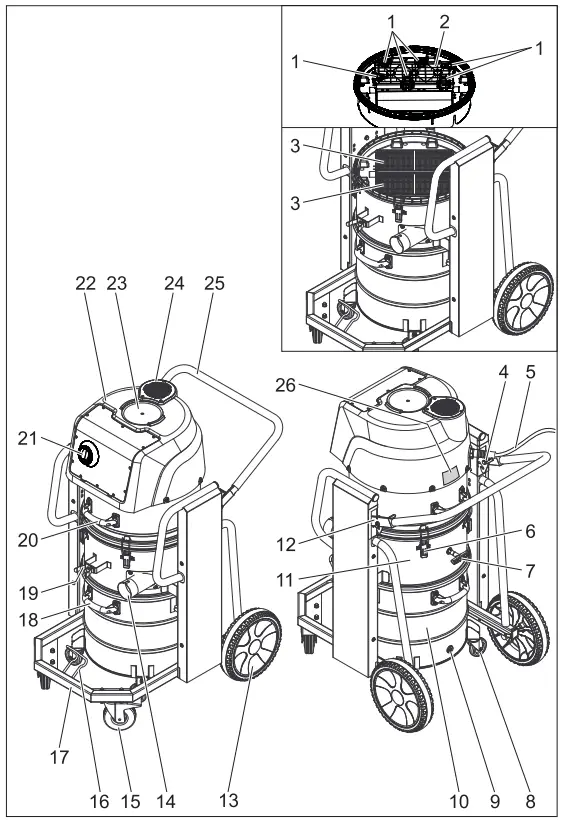 K RCHER IVC 60 30 Ap Industrial Vacuum Cleaner-FIG2