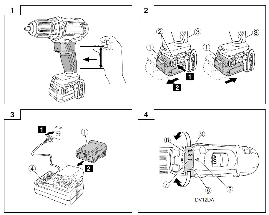 HiKOKI DS 12DA Cordless Impact Driver 1
