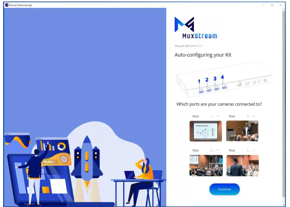 MuxLab 500785 PoE MuxStream Pro Multi Camera Live Streaming Kit, 30X Zoom- fig 13
