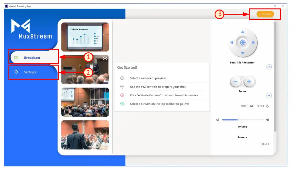 MuxLab 500785 PoE MuxStream Pro Multi Camera Live Streaming Kit, 30X Zoom- fig 17