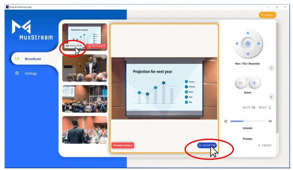 MuxLab 500785 PoE MuxStream Pro Multi Camera Live Streaming Kit, 30X Zoom- fig 19
