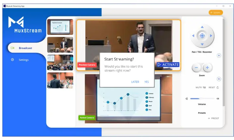 MuxLab 500785 PoE MuxStream Pro Multi Camera Live Streaming Kit, 30X Zoom- fig 28