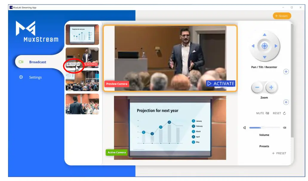 MuxLab 500785 PoE MuxStream Pro Multi Camera Live Streaming Kit, 30X Zoom- fig21
