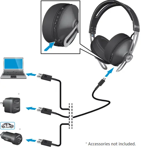 SENNHEISER 506250 Momentum 2.0 Wireless Noise Cancellation HEADPHONE-2