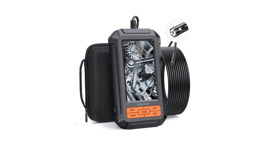Depstech Ds350dl Dual Lens Endoscope, 1080p Hd Borescope Inspection Camera With Light User Guide
