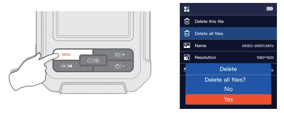DEPSTECH DS350DL Dual Lens Endoscope, 1080P HD Borescope Inspection Camera with Light - fig 4