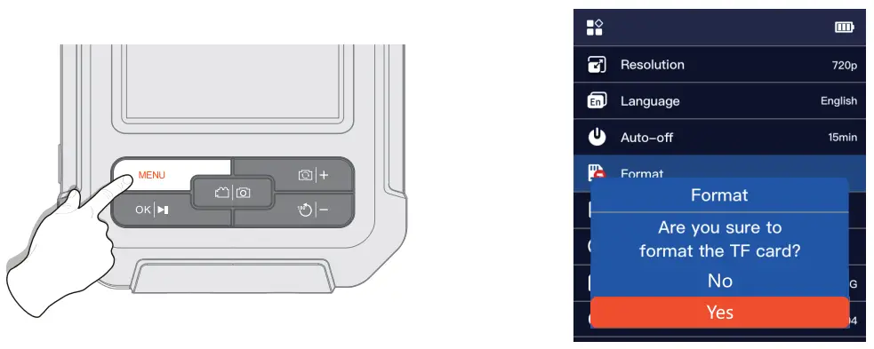 DEPSTECH DS350DL Dual Lens Endoscope, 1080P HD Borescope Inspection Camera with Light - fig 6