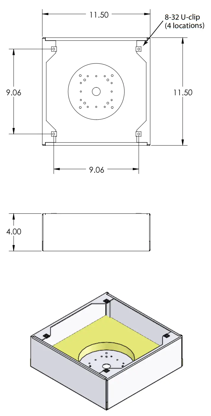 Lowell CB84 SGVPA Surface Mount Enclosure - Fig 1