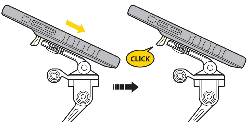 TOPEAK TC1037 Ridecase Mount RM - Figure 2
