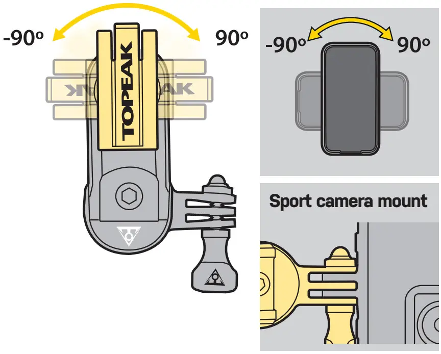 TOPEAK TC1037 Ridecase Mount RM - Figure 6