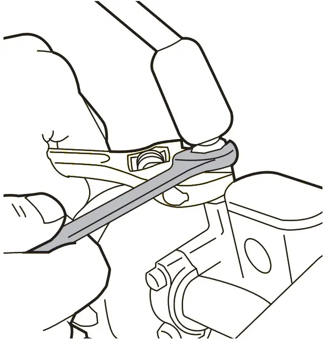 TOPEAK TC1037 Ridecase Mount RM - REMOVE THE REAR VIEW MIRROR 1