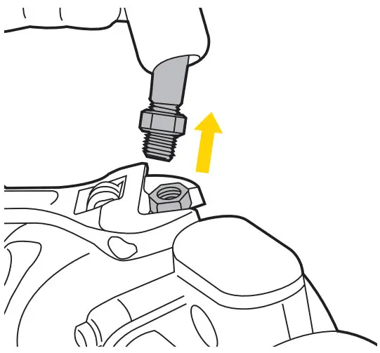 TOPEAK TC1037 Ridecase Mount RM - REMOVE THE REAR VIEW MIRROR