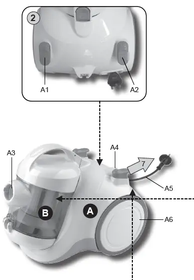 HYUNDAI-VC009 -Bagless-Vacuum-Cleaner-fig-2