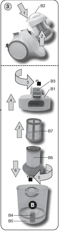HYUNDAI-VC009 -Bagless-Vacuum-Cleaner-fig-3