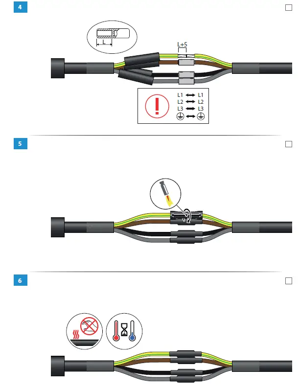 ENSTO SJK4X4 Heat shrink joint 3