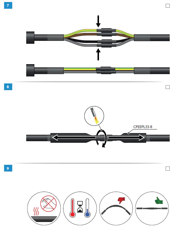ENSTO SJK4X4 Heat shrink joint 4