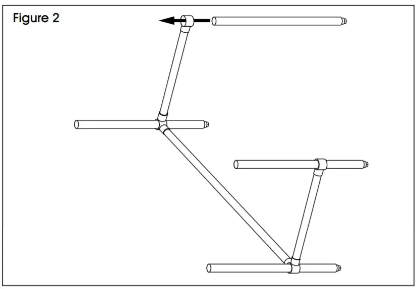 ULINE H-6258 Stainless Steel Worktable Without Bottom Shelf - assembly3
