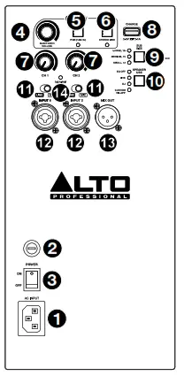 ALTO TS408 8 Inch Powerful PA Active Speaker - 4