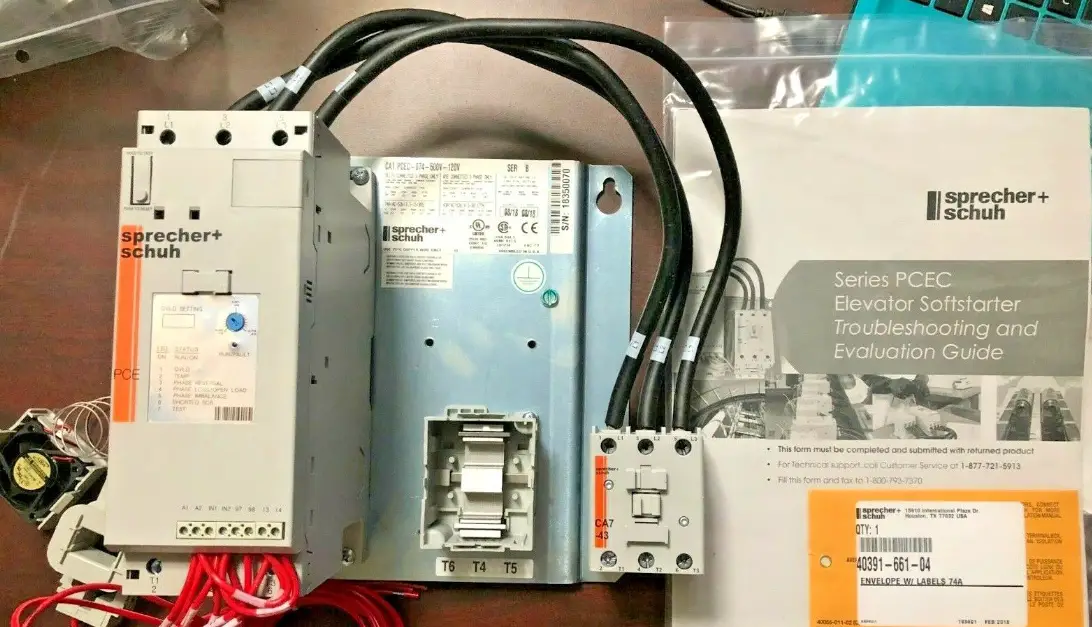 Sprecher Schuh Pcec Hydraulic Series Elevator Softstarter User Manual