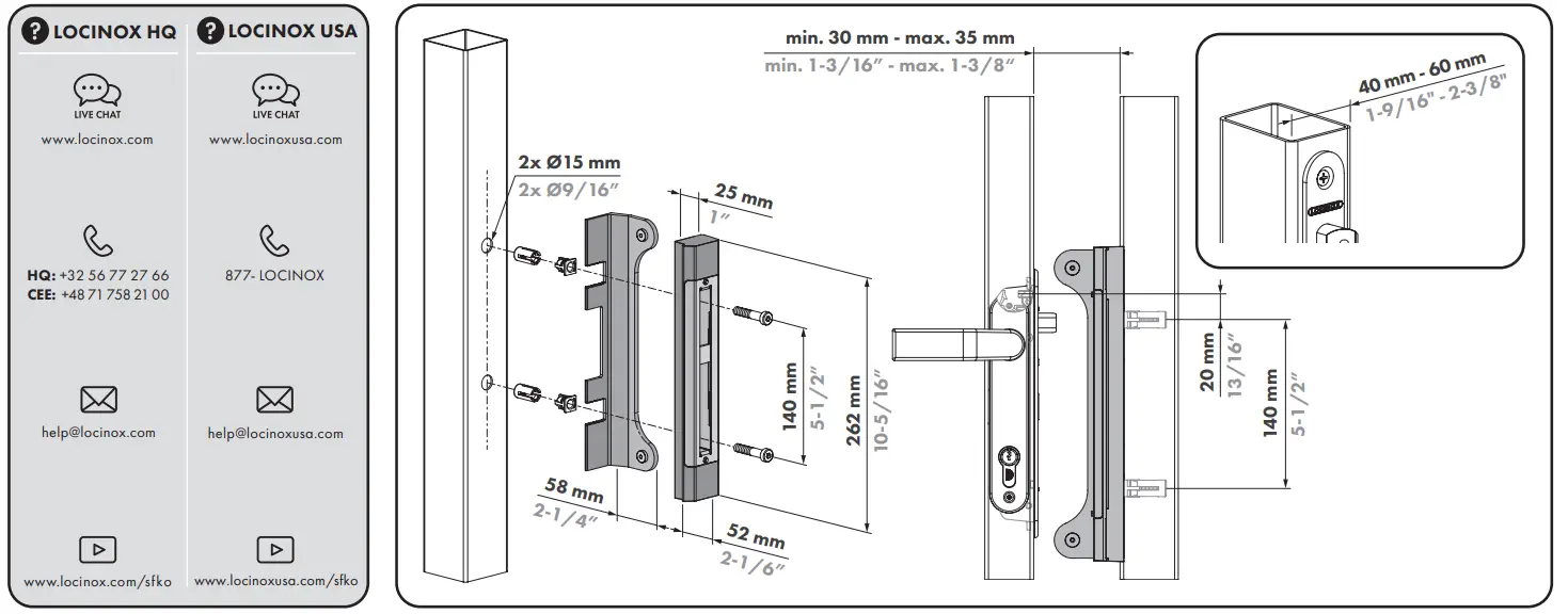 LOCINOX-SFKO-ALUMQF-Stainless-Steel-Surface-Mounted-1