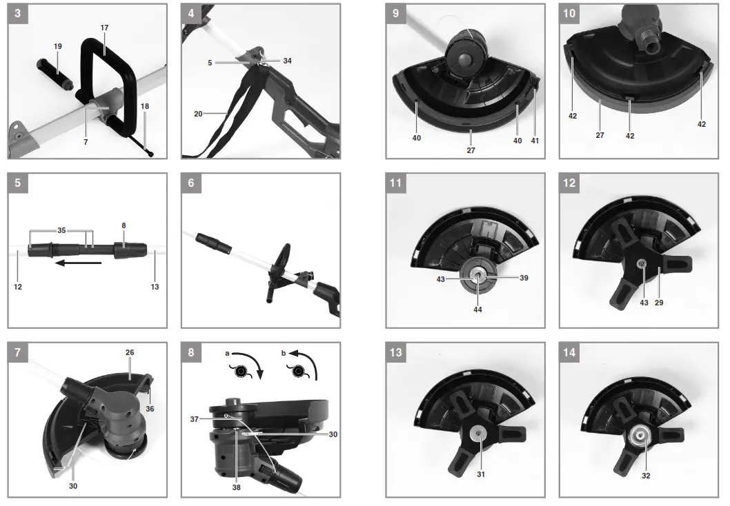 Einhell GE LM 36 4in1 Li Cordless Telescoping Pole Chain Saw - fig 1