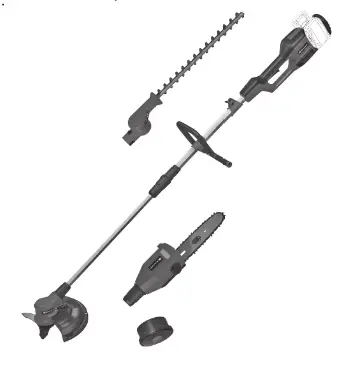 Einhell GE LM 36 4in1 Li Cordless Telescoping Pole Chain Saw