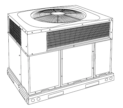 Carrier-PGD4-13.4-SEER2-Single-and-Three-Phase-Single-Packaged-Air-Conditioner-and-Gas-Furnace-System-fig-1