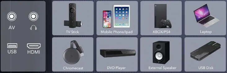 VASTTRON-VS319-Portable-Outdoor-LED-Movie-Projector-FIG-3