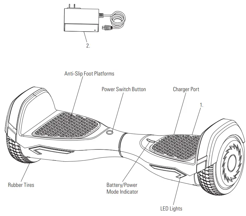 Razor Hovertrax 2 0 Hover Board - FIG 1