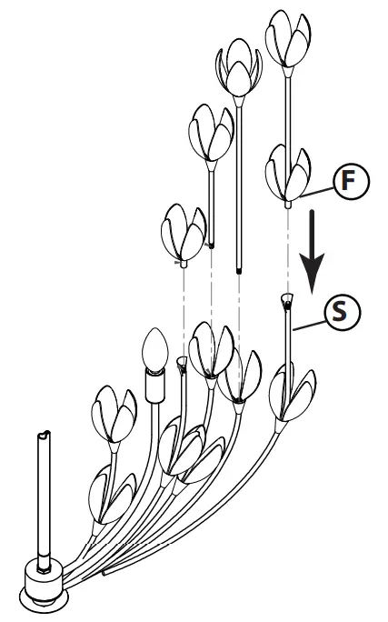 HINKLEY 30016 Candle Chandelier-