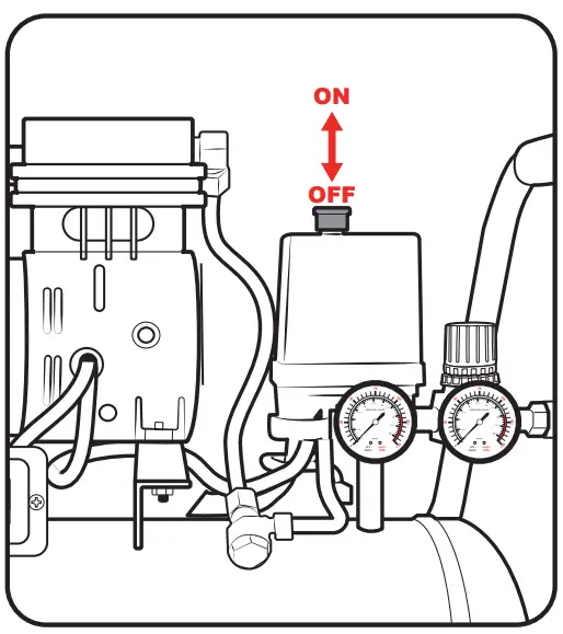 ozito 24L 1 0HP Silent Oil Free Air Compressor - fig 9