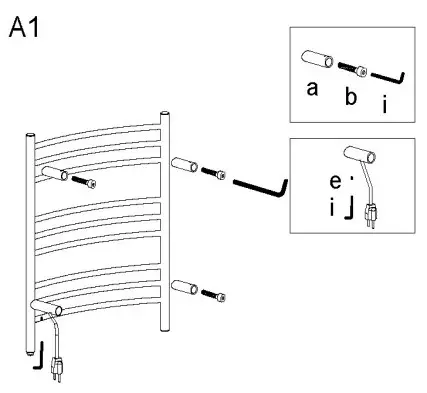 WarmlyYours TW-F10BS-HP Infinity Dual Connection - 1