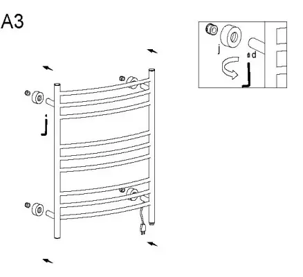 WarmlyYours TW-F10BS-HP Infinity Dual Connection - 3