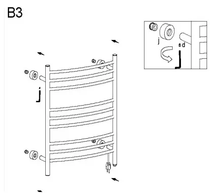 WarmlyYours TW-F10BS-HP Infinity Dual Connection - 7