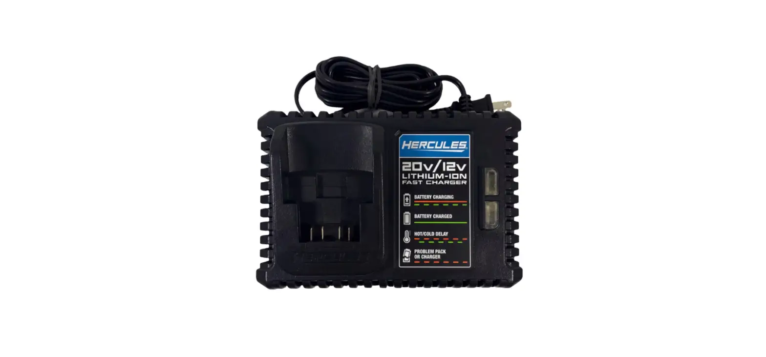 Hercules Hc04 12v-20v Lithium-ion Fast Charger Owner's Manual