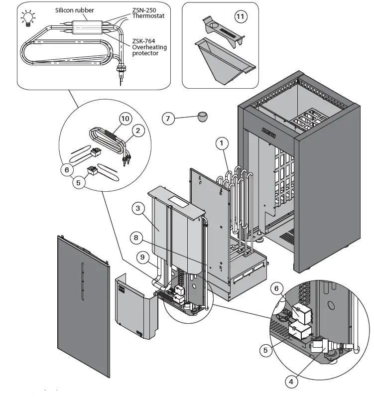 HARVIA-HL70S-Electric-Sauna-Heater-fig 15
