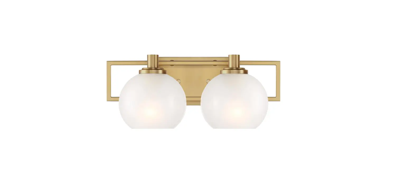 Uolfin 4806479 4-light Black And Gold Bathroom Vanity Light With Clear Glass Shades User Manual