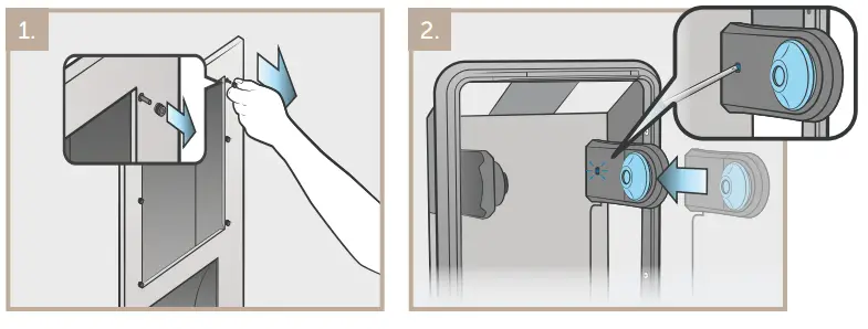 Kimberly Clark 53697 Automatic Roll Towel Recessed Dispenser Housing without Trim Panel - Fig 13