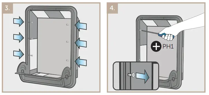 Kimberly Clark 53697 Automatic Roll Towel Recessed Dispenser Housing without Trim Panel - Fig 14