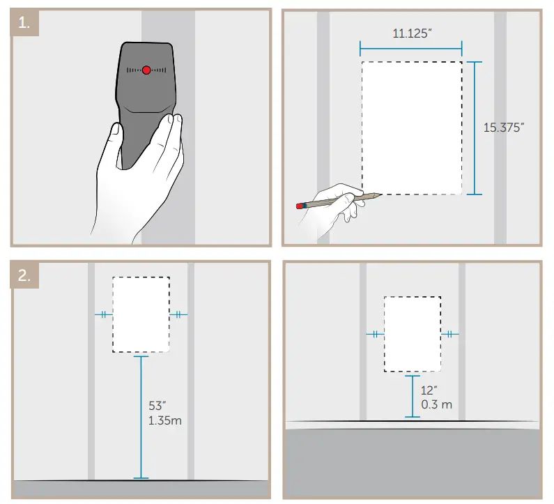 Kimberly Clark 53697 Automatic Roll Towel Recessed Dispenser Housing without Trim Panel - Fig 8
